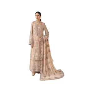 VÊTEMENTS DE MARIAGE POUR FEMMES MUSULMANES ROBE DE QUALITÉ SUPÉRIEURE PAKISTANI STYLE INDIEN FÊTE VÊTE FANTAISIE ROBE DÉCONTRACTÉE POUR LES FILLES EN BELLE