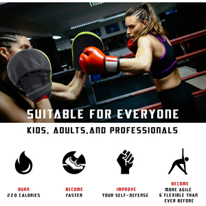 Factory Hot Sales Leather <b>Focus</b> <b>Pad</b> Training Best Quality Winning <b>Focus</b> Fitness Wears Punching Boxing Mitt <b>Pad</b> - Product Image 3