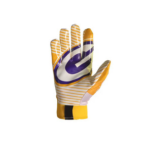 Nouvelle mode de gants de réception de football américain Logo personnalisé gants de récepteur de football américain en silicone antidérapants - Product Image 3