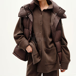 2025 hommes nouveau Style hiver veste de haute qualité imperméable bulle Gilet respirant fermeture éclair Polyester bouffant gilet OEM ODM - Product Image 4