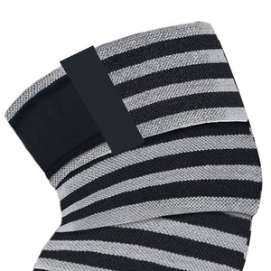 Enveloppes de genou élastiques réglables de sport personnalisées Sangle de bandage de sécurité de forme physique pour l'usage de gymnase - Product Image 5