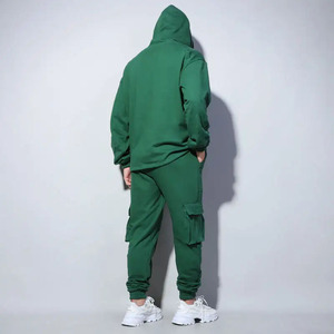 Vente en gros OEM ODM de vêtements de fitness actifs unisexe et de jogging ensemble de survêtements pour hommes grande taille polaire vierge avec logo imprimé - Product Image 5