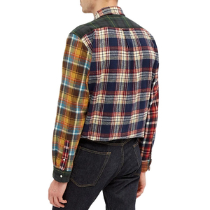 เสื้อเชิ้ตผ้าฟลานเนลผ้าฝ้าย 100% สำหรับผู้ชาย ขายส่ง รับสกรีนโลโก้ เสื้อผ้ากีฬาสำหรับขี่มอเตอร์ไซค์ รวมถึงไซส์พลัส - Product Image 3