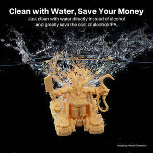 Water-Washable Resin V2.0 <b>3D</b> <b>Printer</b> Plastic Filament for Water-Based Cleaning - Product Image 4