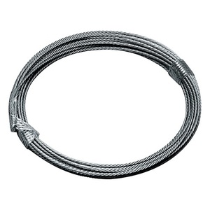 Cordes de sécurité en acier inoxydable, câble métallique 4,0 mm, longueur 30 m, 7 x 19, résistance minimale à la rupture 9,38 KN - Product Image 1