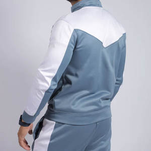 Conjunto Deportivo para Hombre de Secado Rápido, Dos Piezas de Poliéster para Gimnasio, Entrenamiento, Correr, Chaqueta y Pantalones, Venta al por Mayor, OEM/ODM Disponible - Product Image 5
