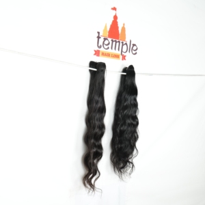 Cheveux indiens en gros Remy, cuticules alignées, 100% naturels, noirs, pour femmes, cheveux humains bruts traités chimiquement, ondulations profondes, Full Lace, faciles à poser - Product Image 1