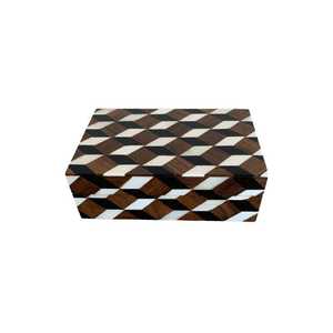 Dessous de verre en bois et résine pour bureau et dessus de table Dessous de verre faits à la main de couleur et de forme personnalisées - Product Image 1