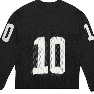 Logo personnalisé OEM ODM Chandails à manches longues en coton 100% anti-rides respirants pour l'hiver à col rond pour hommes - Product Image 2