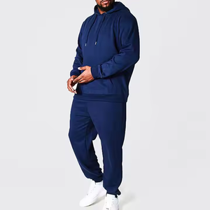 Nuevos conjuntos deportivos de entrenamiento al por mayor con logotipo personalizado de alta calidad para hombre, 500 GSM, ropa deportiva para correr, conjunto de chándal y pantalones deportivos - Product Image 1