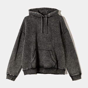 Nouveauté Mode Hiver : Sweats à Capuche Effet Délavé pour Femme, Respirants, avec Logo Personnalisé sur le Devant, Col à Capuche - Product Image 5