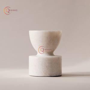 เชิงเทียนหินหินอ่อนที่ตกแต่งอย่างหรูหราขวดเทียนที่ไม่ซ้ำกันสำหรับตกแต่งบ้านสำหรับอีสเตอร์ - Product Image 2