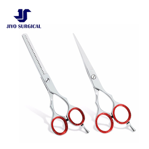 Tijeras de peluquero de primera calidad para corte de cabello profesional de acero inoxidable, diseño ergonómico, perfecto para salones y barberías - Product Image 5