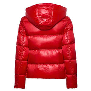 OEM Custom Thin Bomber Jacket for Ladies Winter Waterproof Windproof Stand Collar Cotton Filled with Nylon <b>Lining</b> - Product Image 2