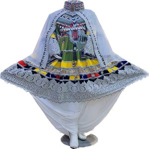 Color azul hecho a mano afgano KUCHI vestidos de color azul vestidos afganos al mejor precio y bajo MOQ vestidos de cultura afgana 2025 - Product Image 4