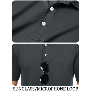 Polos informales suaves de manga corta para hombre, polos cómodos de poliéster y algodón con estampado de logotipo personalizado de fábrica, polos para hombre - Product Image 4