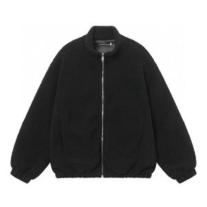 Wholesale Custom Men's Heavyweight Woolen Vintage Varsity Jacket New Fashion Winter OEM with Full Sleeves and Sheep Fur - Product Image 2
