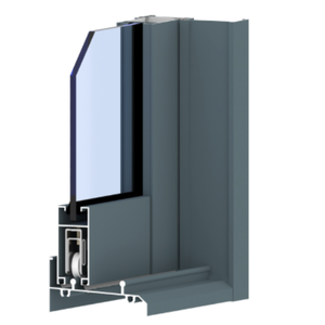 Portes coulissantes de grande hauteur EuroHa personnalisées Profilés en aluminium de la série 6000 à la pointe de l'industrie T3-T8 la coupe de finition sans couture - Product Image 1