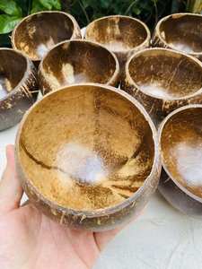 100% bols de noix de coco de haute qualité faits à la main pour Smoothies bols de coquille de noix de coco pour la fabrication de bougies personnaliser la taille basse quantité minimale de commande - Product Image 6