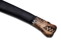 Hache industrielle Viking à dos plat en acier à haute teneur en carbone avec manche en bois élégant pour le camping et les travaux de bricolage en extérieur