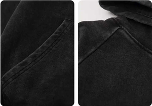 Survêtement à capuche imprimé de haute qualité, délavé à l'acide, pour hommes, respirant, streetwear, coupe régulière, vêtements de jogging d'hiver, 100% - Product Image 3