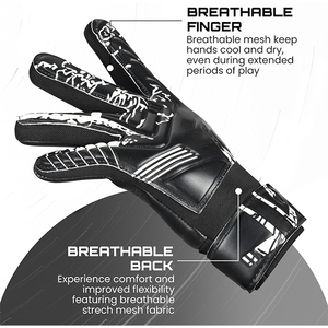 Gants de gardien de but de football de qualité supérieure, uniforme pour hommes, latex de haute qualité, style en gros, gants de gardien de but d'entraînement - Product Image 4