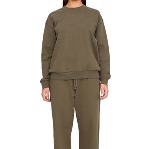 Sweat-shirt de qualité supérieure col rond à manches longues confortable et vêtements de course tenue quotidienne et sweat à capuche idéal pour femmes - Product Image 1