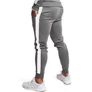 2025 nouveau logo personnalisé OEM à manches longues pour hommes Jogging formation costume plaine pleine fermeture éclair Fitness course Pure fermeture éclair vêtements de sport pour hommes - Product Image 3