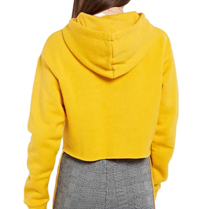 Sudadera con capucha y Top corto informal de manga larga para fitness de Invierno para mujer, ropa deportiva básica de lana mezclada de algodón - Product Image 5