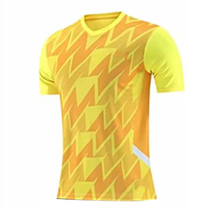Camiseta de fútbol de poliéster/algodón antiarrugas de alta calidad, transpirable, duradera, de secado rápido, antibacteriana, ecológica - Product Image 2