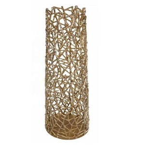 Vente chaude Brindille Design Vase En Aluminium Moderne De Table Vase À Fleurs Décoratif Parfait pour La Maison Bureau ou Salon Décor - Product Image 4