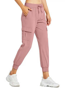 Pantalones Deportivos de Algodón para Mujer, Cintura Media, con Logotipo Personalizado, Planos, Suaves, de Felpa, Ecológicos, Antiarrugas, Transpirables, Antiestáticos, para Invierno - Product Image 5