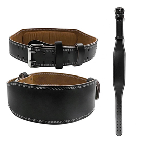 เข็มขัดพยุงเอวยกน้ำหนักหนังแท้แบบปรับแต่งสีและดีไซน์ได้ป้องกันขั้นสูงทนทานระบายอากาศได้ - Product Image 1