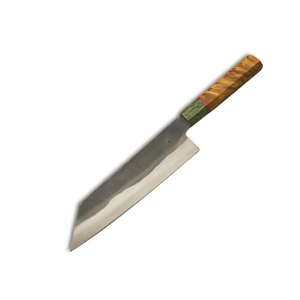 Venta al por mayor personalizado de acero al carbono hecho a mano cuchillo de chef OEM ODM hoja afilada fija cuchillo de cocina japonés con estilo japonés - Product Image 2