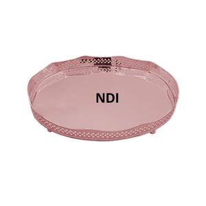 Bandeja de Metal para servir desayuno de uso multiusos Bandeja de servicio de acabado personalizado de alta calidad Bandeja de Metal para servidor de alimentos - Product Image 1