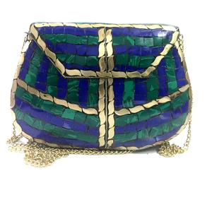 Bolso de mano de embrague de metal único de alta tendencia Bolso de la mejor calidad y nuevo estilo para mujeres Fabricante de embrague de boda de la India. - Product Image 4