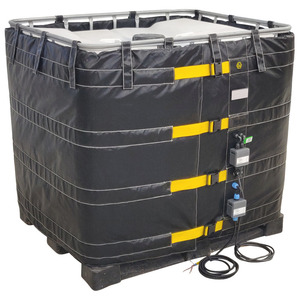 Giacca riscaldante ATEX per IBC da 1000 litri, regolatore di temperatura digitale, protezione contro le esplosioni T3, 2400 W - Product Image 1
