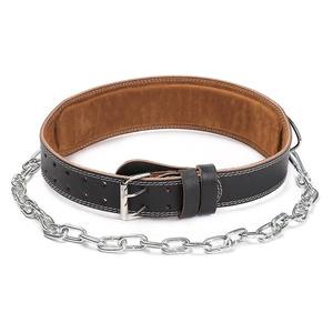 GAF Professional Gym Training Fitness Leather Dipping <b>Belt</b> <b>Weight</b> Lifting <b>Chain</b> <b>With</b> Adjustable Feature - Product Image 2