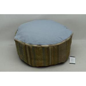 Moroccan <b>Leather</b> Pouf Handmade Ottoman <b>Footstool</b> Traditional Handcrafted Pouffe Home Decor Boho Ottoman Seat Living Roo - Product Image 1