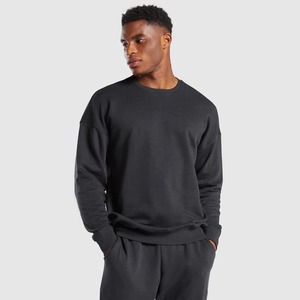 High Quality OEM Blank <b>Men</b> Winter Fleece Breathable Sweatshirt Regular Sleeve Custom Logo Printed Crewneck <b>Pullover</b> - Product Image 1