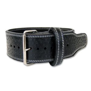 เข็มขัดยกน้ำหนักคุณภาพพรีเมียม สำหรับเพาะกาย ออกกำลังกาย หนังวัวแท้ ปรับขนาดได้ ไม่ลื่น ใช้ได้ทั้งชายและหญิง - Product Image 3