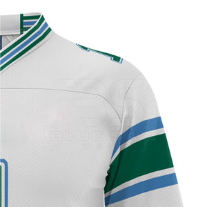 Maillot de football américain par équipe personnalisé avec nom Maillot de football américain par sublimation personnalisée avec tissu extensible - Product Image 4