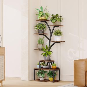 Soporte <span class=keywords><strong>para</strong></span> Plantas al por Mayor, Estante <span class=keywords><strong>para</strong></span> Flores con Forma de Árbol, <span class=keywords><strong>para</strong></span> Interiores y Exteriores, Exhibición de Flores Gigantes <span class=keywords><strong>para</strong></span> Jardinería en el Hogar - Product Image 3