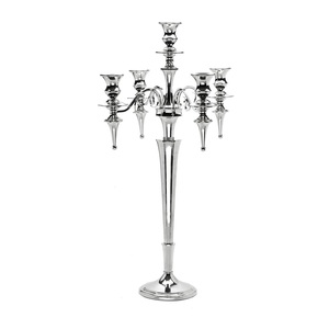 Candelabro de Cristal con Acabado Antiguo para Decoración del Hogar, Interior, Bodas, Portavelas, Decoración del Hogar - Product Image 3