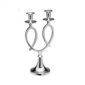 Decoración del hogar Color dorado acabado aluminio único soporte de pilar de vela estilo moderno soporte de vela para decoración de boda hecho a mano - Product Image 6