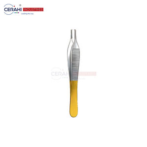 Ensemble de pinces à dissection professionnelles Adson Semken Pinces à tissus et pansements en acier inoxydable atraumatiques pour chirurgie de précision - Product Image 3