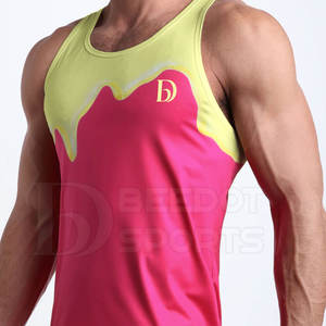 Camiseta sin mangas de gran tamaño para hombre, camiseta sin mangas de buena calidad, hecha a medida, barata, hecha en Pakistán - Product Image 3