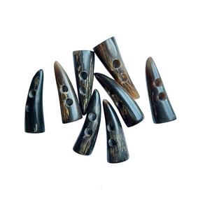 Corne de buffle d'eau de haute qualité faite à bascule accessoires Design unique Corne de boeuf à bascule pour vêtements Corne légère à bascule - Product Image 3