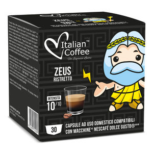 30 cápsulas de café italiano Zeus Ristretto compatibles con Nescafé Dolce Gusto* - Product Image 1