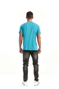 T-shirts pour hommes 100% coton Tissu tricoté de haute qualité avec logo personnalisé Service OEM Motif de lettres personnalisées en vente - Product Image 6